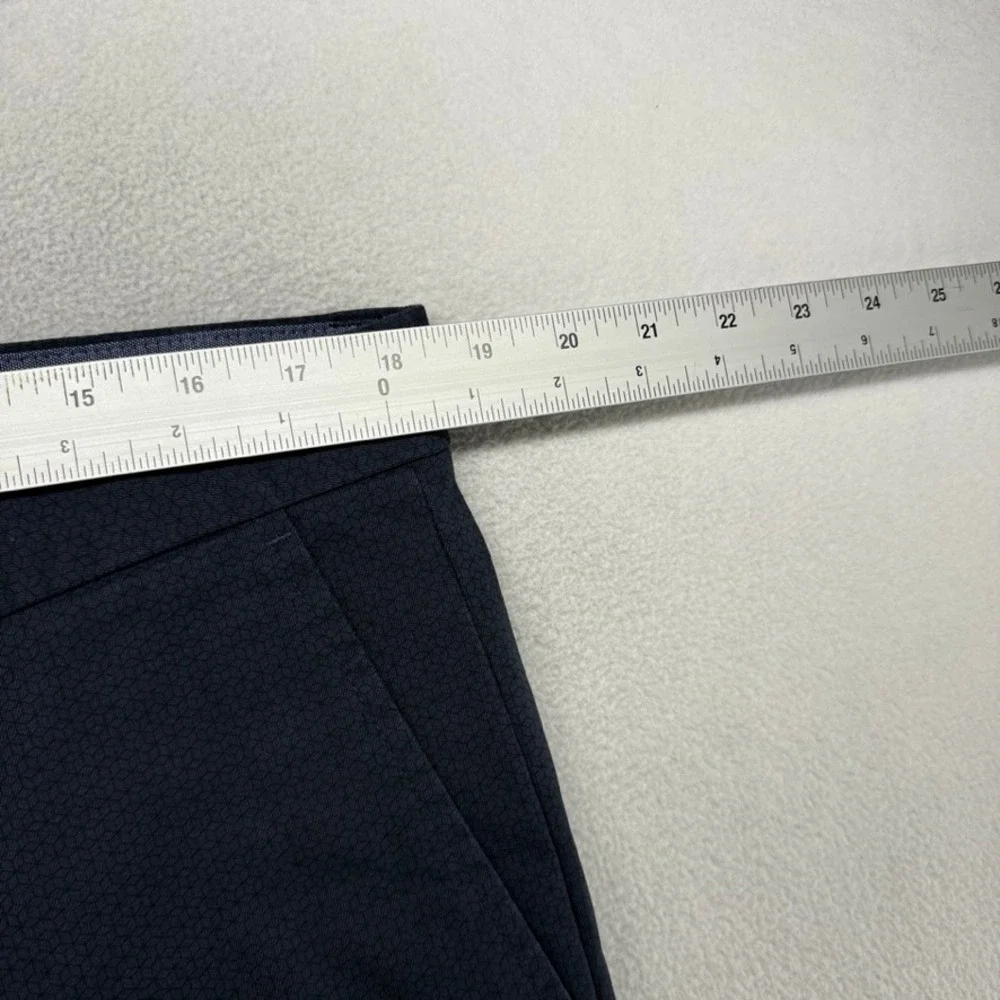 Banana Republic Pants Mens 36x30 Blue Fulton Skinny Chino Micro Print Cotton NEW